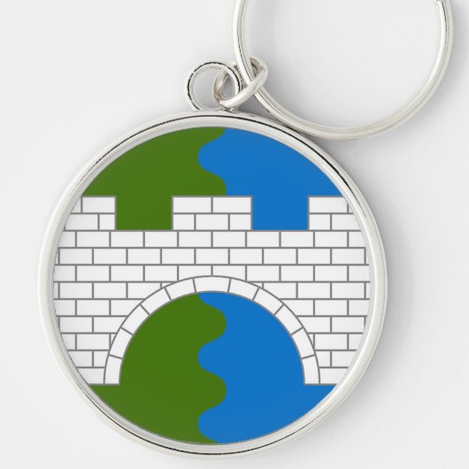 SCA古いストーンブリッジキーチェーン キーホルダー (正面)