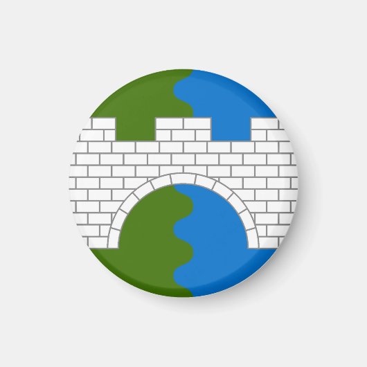 SCA古いストーンブリッジ マグネット (正面)