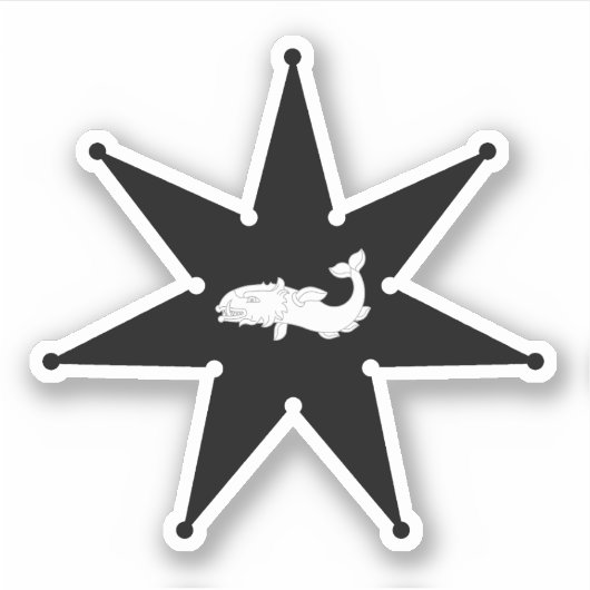 SCA喫煙ロックビニールステッカー シール (正面)