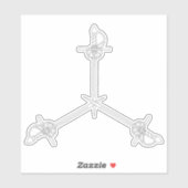 SCA国防省のカットカスタムビニールステッカーの順序 シール (シート)