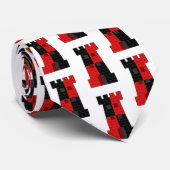SCA孤独なタワーポピュレースバッジタイ ネクタイ (ロール)