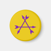 SCA矢印のフライト マグネット (正面)