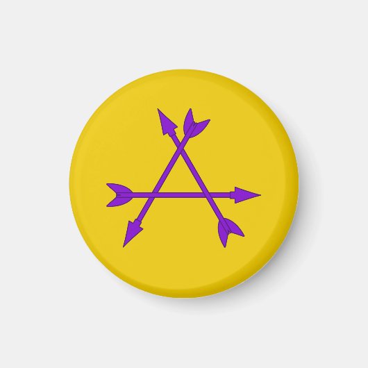 SCA矢印のフライト マグネット (正面)