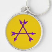 SCA矢印フライトキーチェーン キーホルダー (正面)
