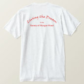 SCA マーガン・ウッド Tシャツ (デザイン裏面)