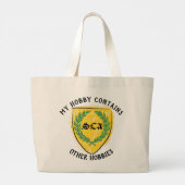 SCA：メタ趣味 ラージトートバッグ (裏面)