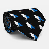 SCA《鳥》ハヤブサポッ保プバッジのタイ ネクタイ (ロール)