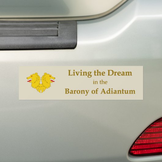 SCA Adiantum バンパーステッカー (車上)
