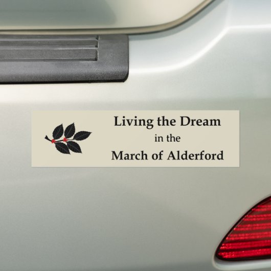 SCA Alderford バンパーステッカー (車上)