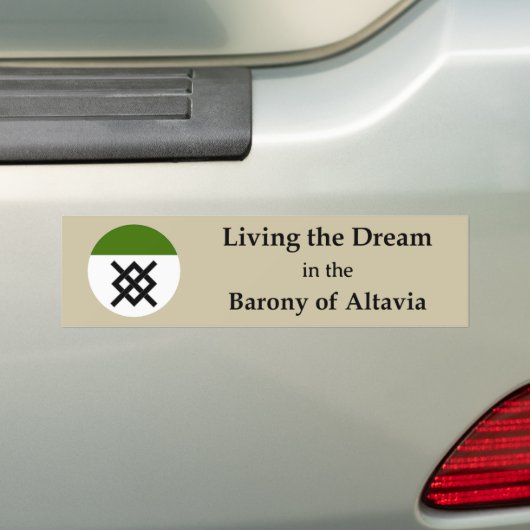 SCA Altavia Bumper Sticker バンパーステッカー (車上)