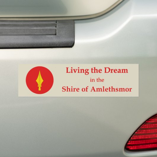 SCA Amlethsmor Bumper Sticker バンパーステッカー (車上)