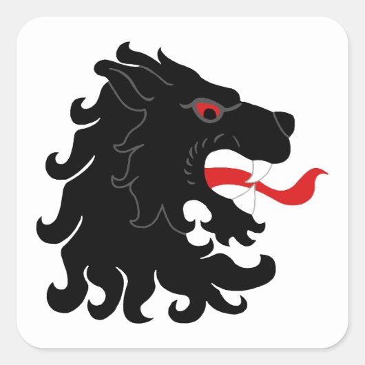 SCA An Tirポピュレースバッジステッカー スクエアシール (正面)