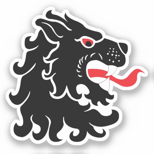 SCA An Tir-カスタムCut Vinylシール シール (正面)