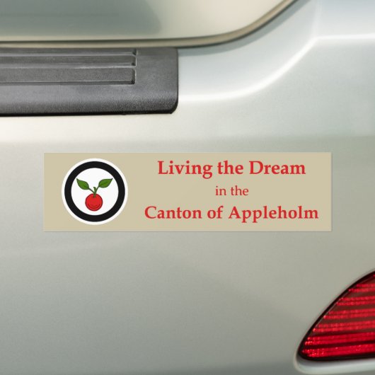 SCA Appleholmステッカー バンパーステッカー (車上)