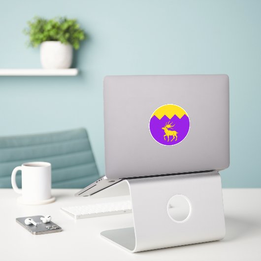 SCA Arn Hold Vinyl Sticker シール (デスク上のノートパソコン)