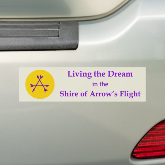 SCA Arrow's Flight Bumper Sticker バンパーステッカー (車上)