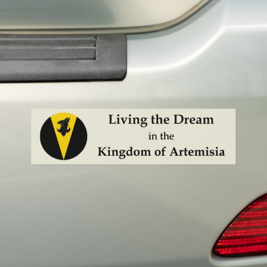 SCA Artemisia Bumper Sticker バンパーステッカー (車上)