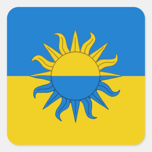 SCA Atenveldtポピュレースバッジステッカー スクエアシール (正面)