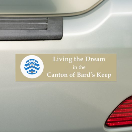 SCA Bard's Keep Bumper Sticker バンパーステッカー (車上)