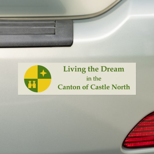 SCA Castle North Bumper Sticker バンパーステッカー (車上)
