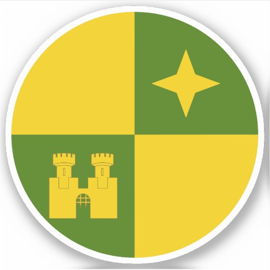 SCA Castle North Vinyl Sticker シール (正面)