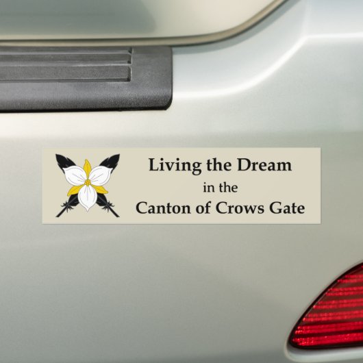 SCA Crows Gate Bumper Sticker バンパーステッカー (車上)