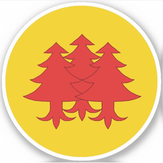 SCA Drachenwaldビニールステッカー シール (正面)