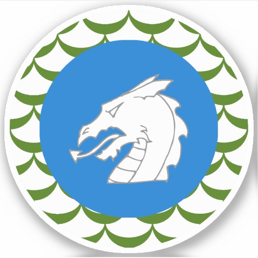 SCA Drakenmereビニールステッカー シール (正面)