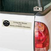 SCA Hidden Mountain Bumper Sticker バンパーステッカー (トラック上)