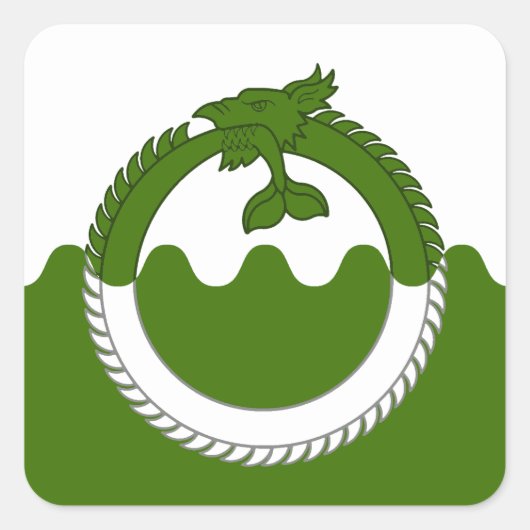 SCA Loch Soilleir Populace Badge Square Sticker スクエアシール (正面)