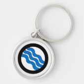 SCA Lyndhaven Round、小（1.44インチ）キーチェーン キーホルダー (正面)
