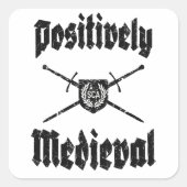 SCA Possitive Middleステッカー スクエアシール (正面)