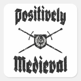 SCA Possitive Middleステッカー スクエアシール