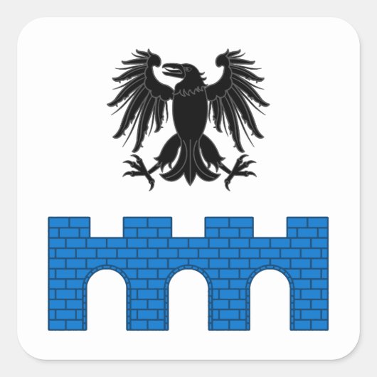 SCA Ravensbridgeポピュレースバッジ スクエアシール (正面)