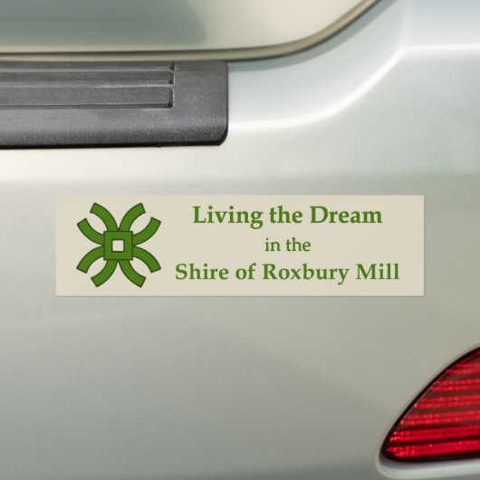 SCA Roxbury Mill Bumper Sticker バンパーステッカー (車上)