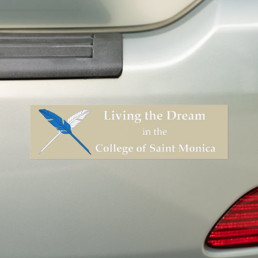 SCA Saint Monica Bumper Sticker バンパーステッカー (車上)