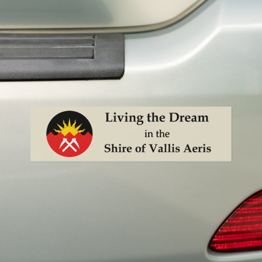 SCA Vallis Aeris Bumper Sticker バンパーステッカー (車上)