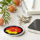 SCA Vulcanfeldtキーチェーン キーホルダー (側面)