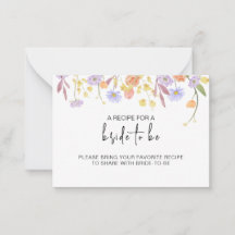 Scabiosaワイルドフラワーブライダルシャワーレシピ要求