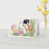 Scabiosa，モンブレティアby谷上湖南 カード (黄色い花)