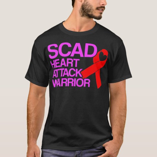 SCADハート攻撃の生き生き延び残り戦士アワレ Tシャツ (正面)