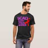 SCADハート攻撃の生き生き延び残り戦士アワレ Tシャツ (正面フル)