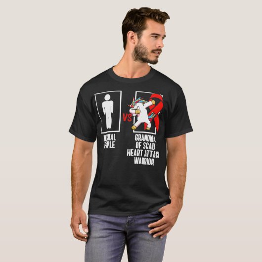 SCADハート攻撃の生存者が米兵Aをサポート Tシャツ (正面フル)