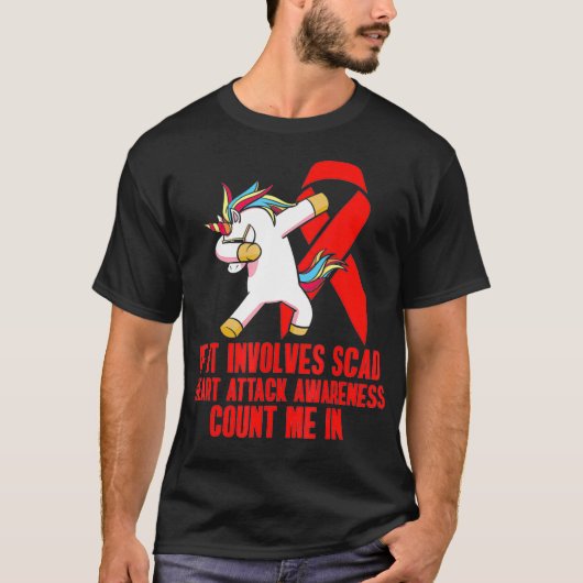 SCADハート攻撃の生存者が米国戦士アワレネを服用量 Tシャツ (正面)