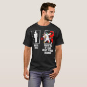 SCADハート攻撃を生き残り、米軍の戦士に対応 Tシャツ (正面フル)