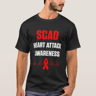 SCADハート攻撃生存者ハートビート戦士アウェア Tシャツ