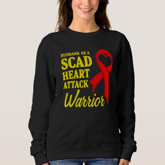 SCADハート攻撃生存者生命未来の米国戦士 スウェットシャツ (正面)