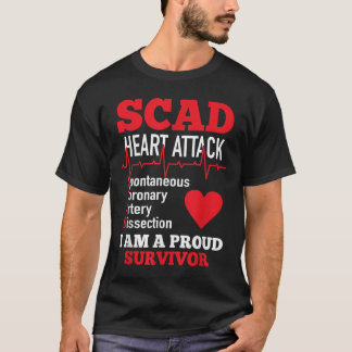 Scadハート発作（自発冠動脈疾患） Tシャツ