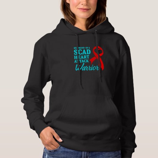 SCAD Heart Attack Survivor Life Future US Warrior  パーカ (正面)
