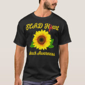 SCAD Heart Attack Survivor Treatment Warrior Aware Tシャツ (正面)